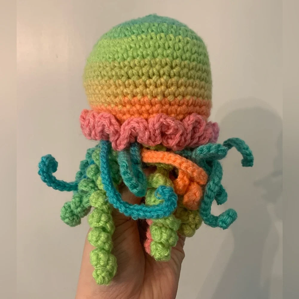 🪼 NEW Handmade Crocheted Jellyfish Stuffed Animal 🪼 - Picture 5 of 10